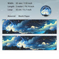 1 Roll Galaxey Night Sky Washi Tape FXMJ