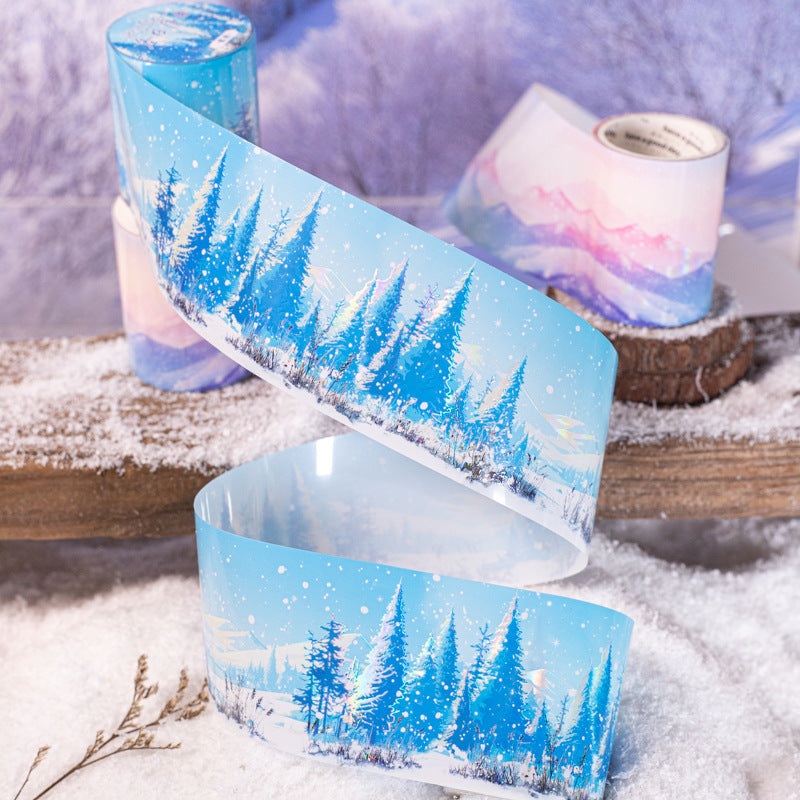 1 Roll Winter Landscape PET Tape DRXQ