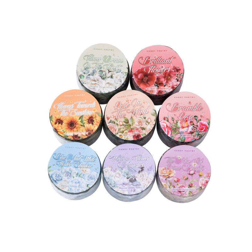 1 Roll Flower Vine PET Stickers HKMJ