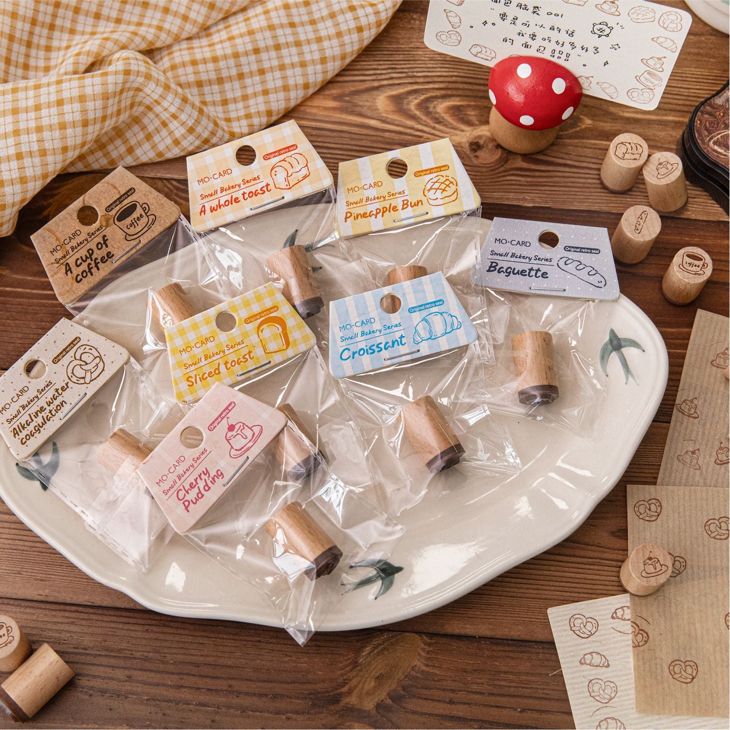 Baking Theme Wooden Stamp XXMBF
