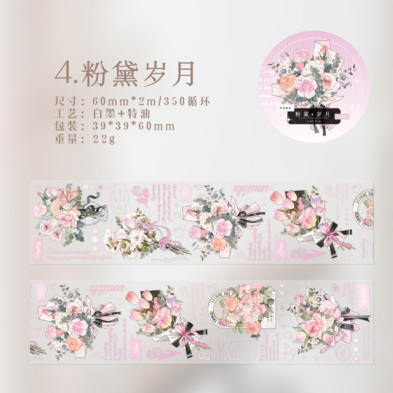 1 Roll Flowers PET Tape JYHS