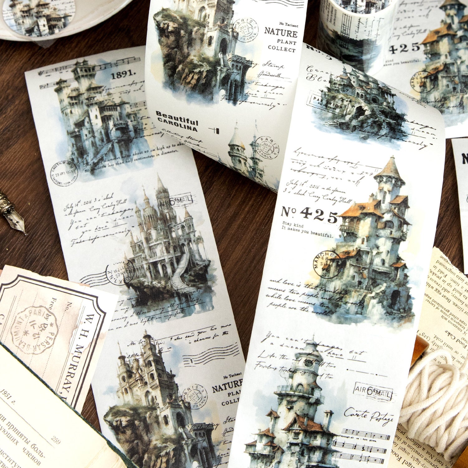 1 Roll Travel Theme Washi Tape YJZL