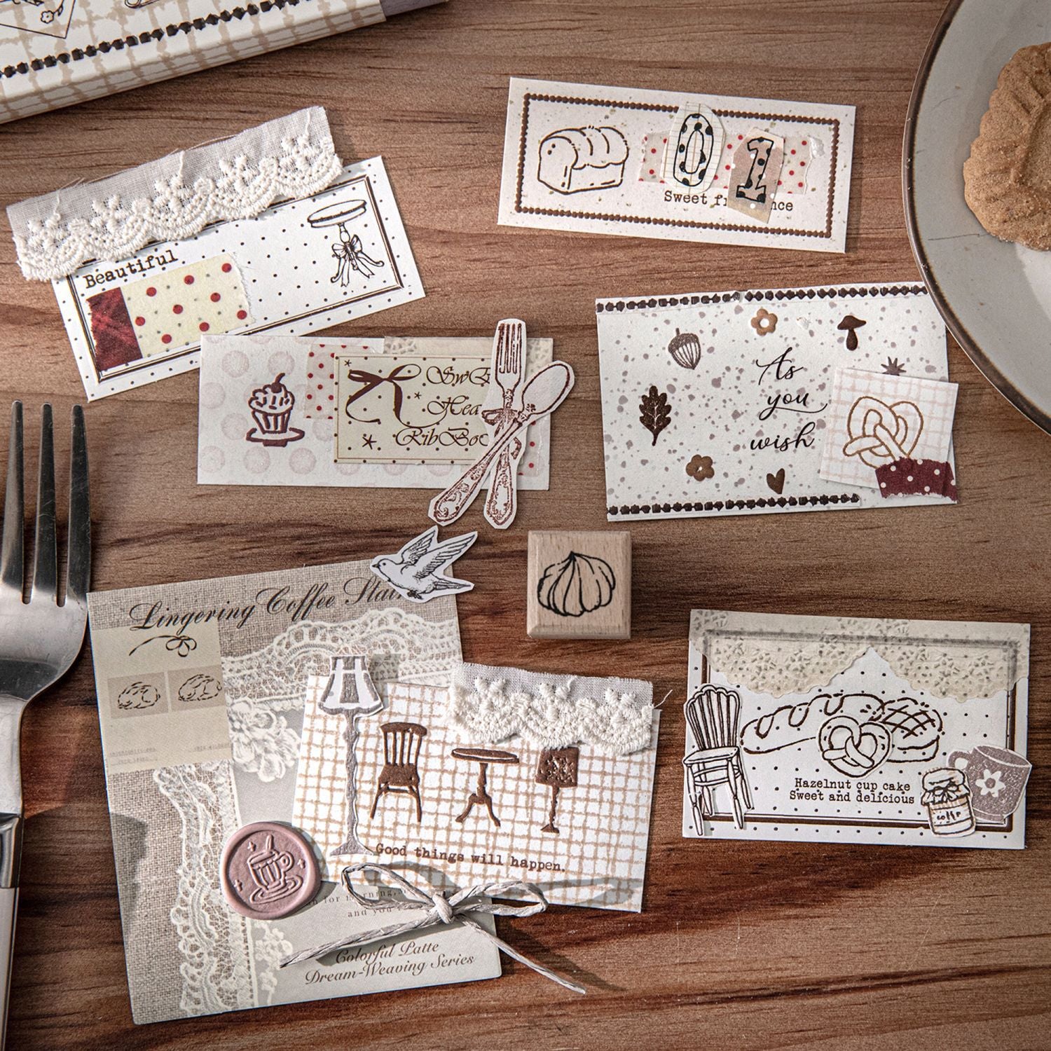 40 Pcs Cute Kawaii Planner Stickers YJXZ