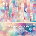 6 inch Dreamy Sparkle Scrapbook Paper Pad SKP029