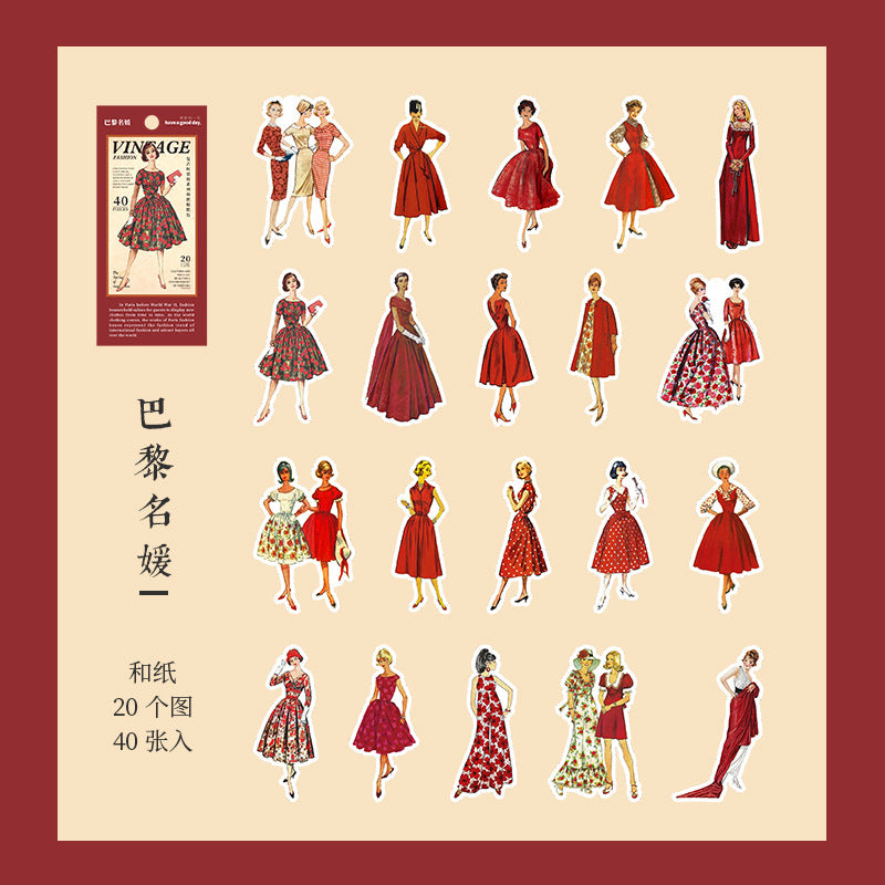 Shizou Washi  Lady Stickers