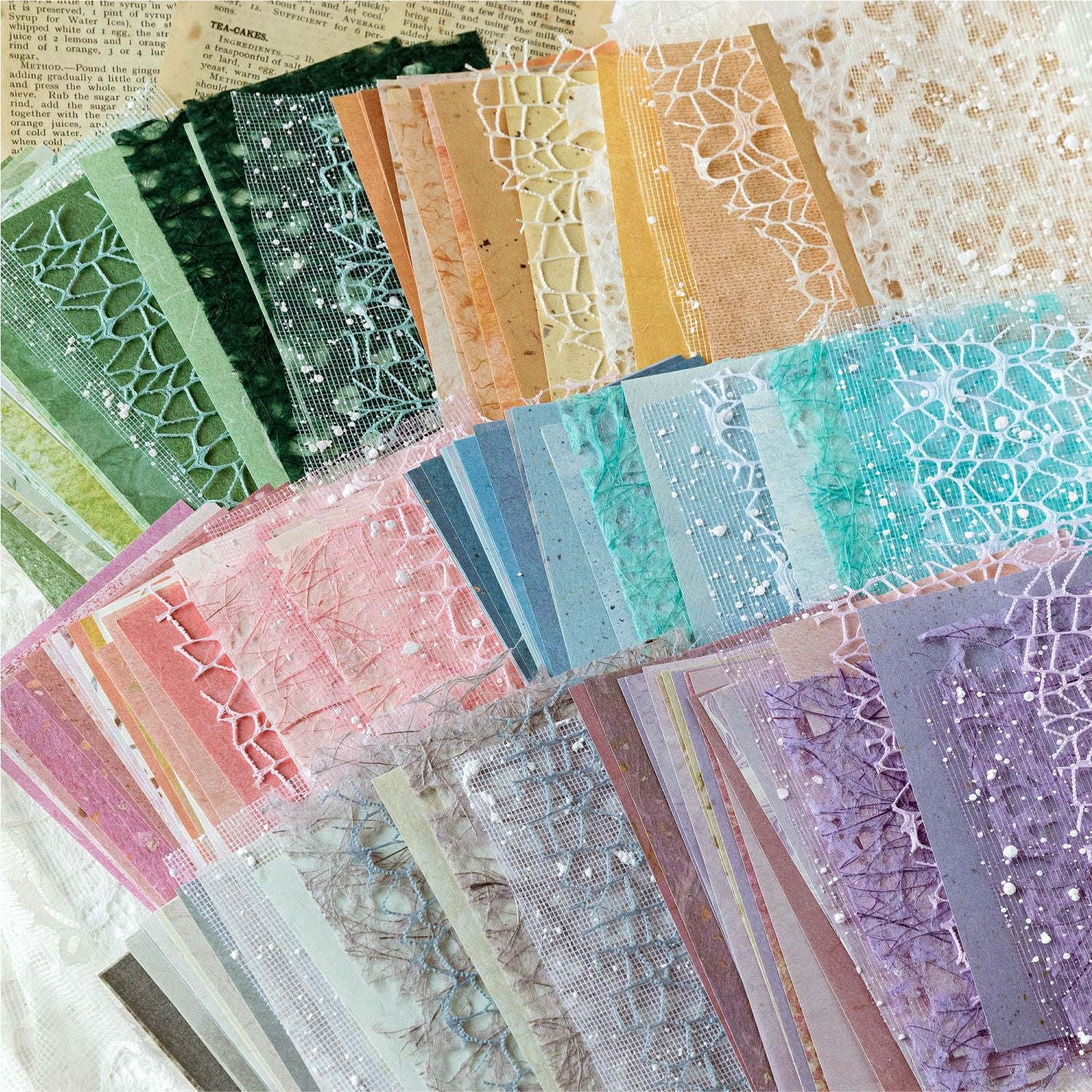 26 Pcs Mix Material Craft Paper ZJLM