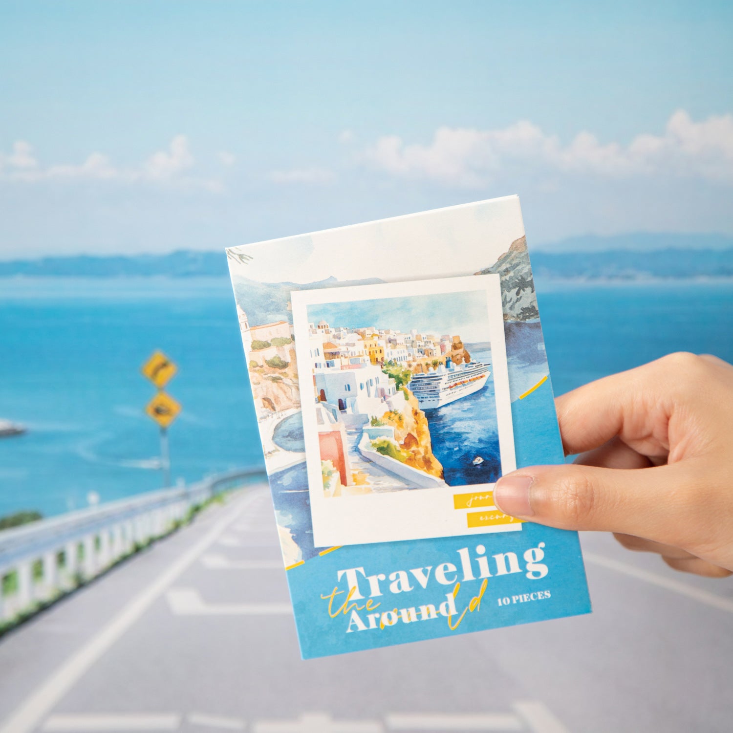 21 Pcs Travel Scrapbook Background Stickers HYSJX