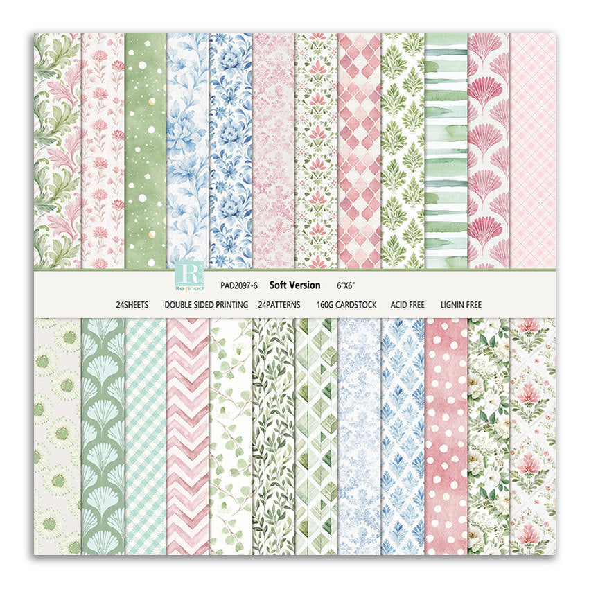 6 inch Scrapbook Paper Pad JYY6097