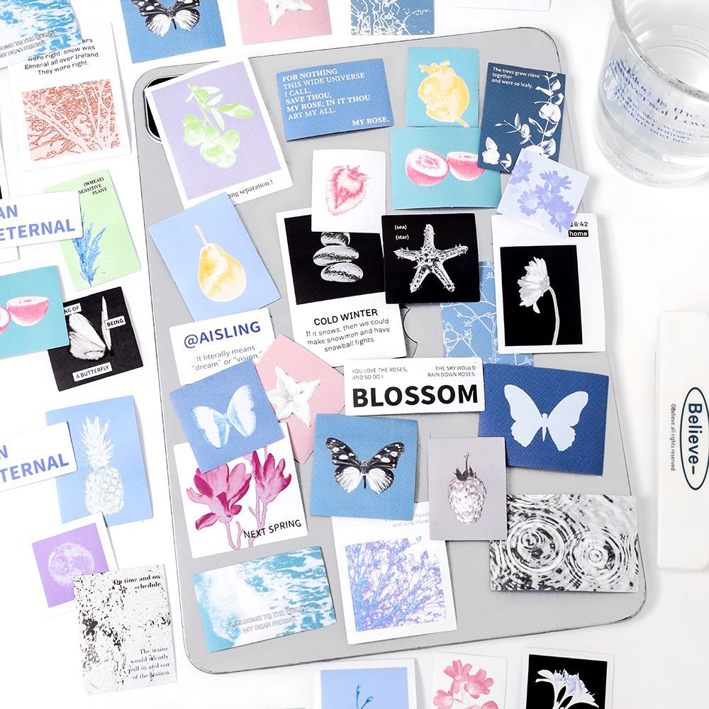 30 Pcs Creative Journal Stickers ZYSX