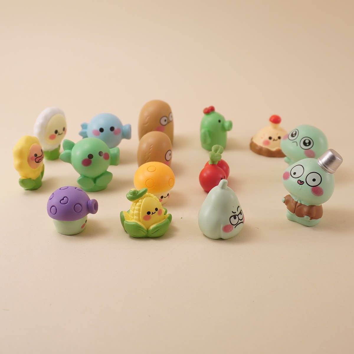 Chibi Plants & Zombies Desk Buddies