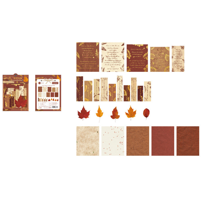 40 Pcs Stickers and Paper Kit SYQS