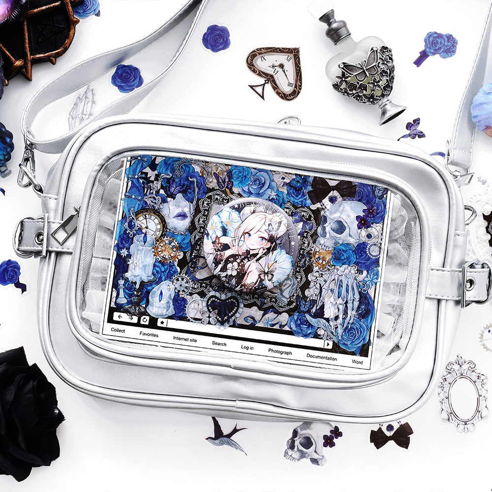 56 Pcs Gothic Collage Cardstock and Stickers Kit MGZS