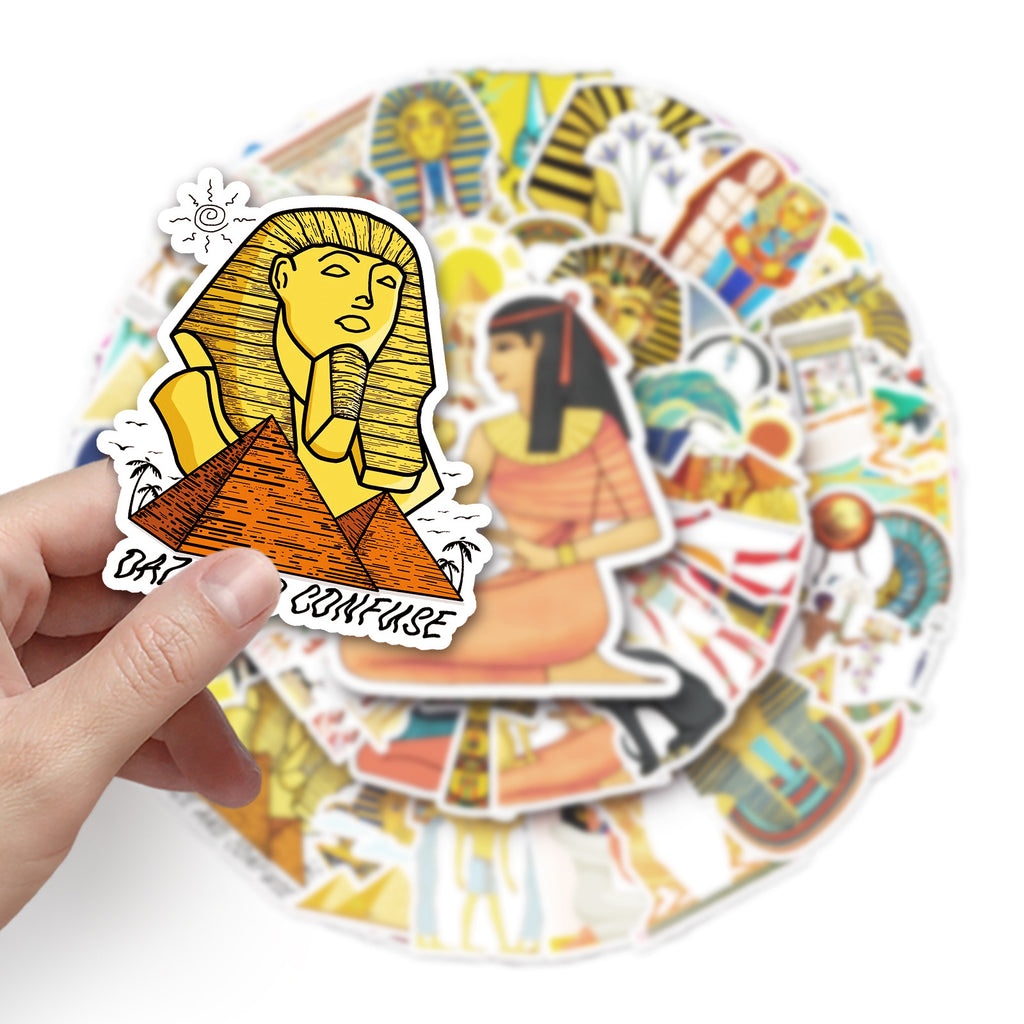 50Pcs Egypt Travel Vinyl Stickers TRV19
