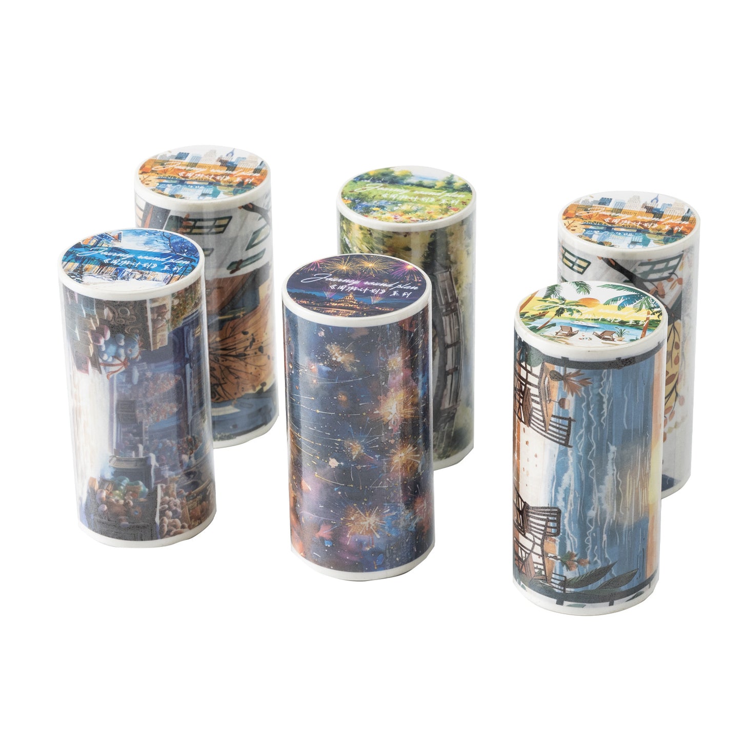 1 Roll Travel Holiday Theme Washi Tape ZYJH