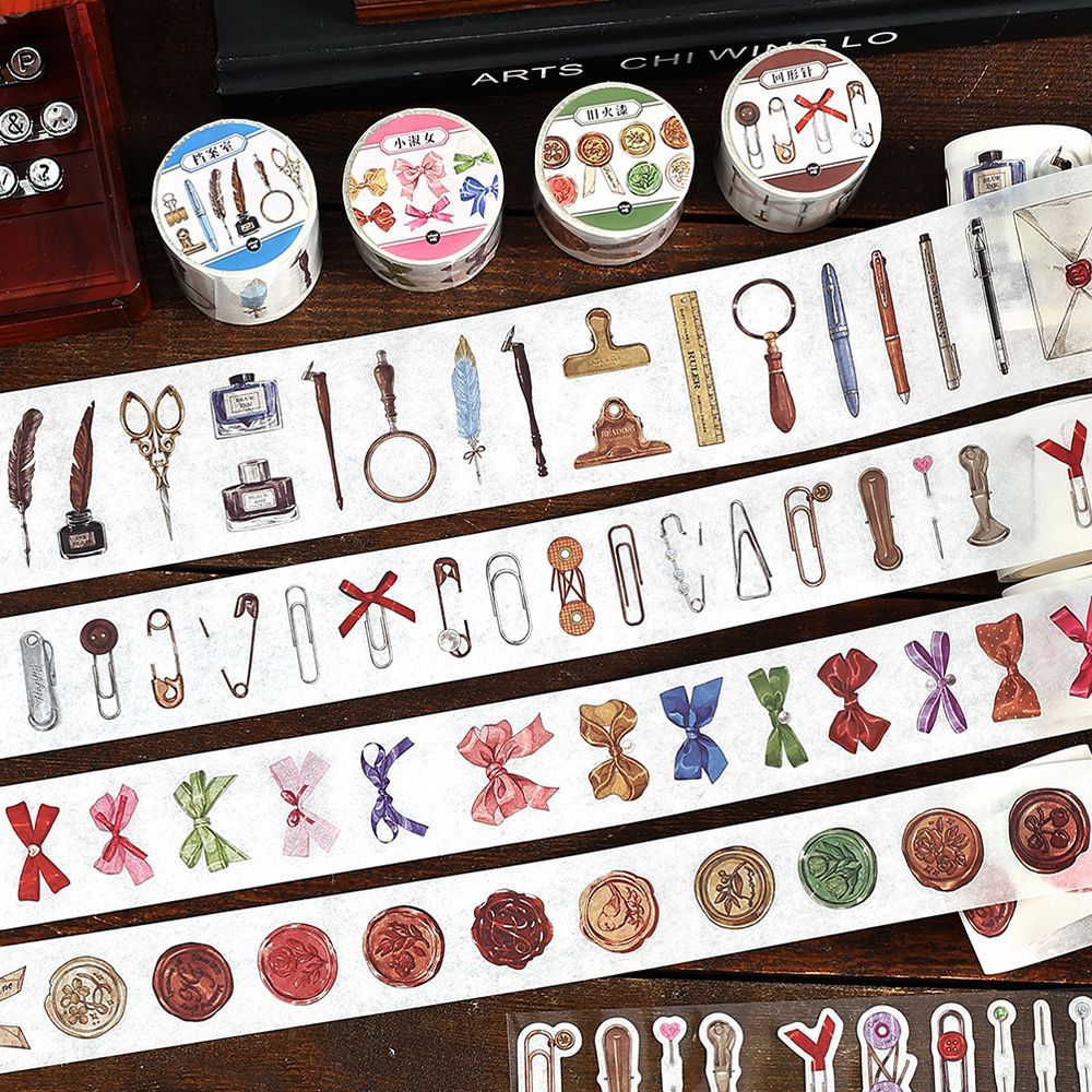 1 Roll Wax Seal Stationery Planner Sticker Tape JYGD