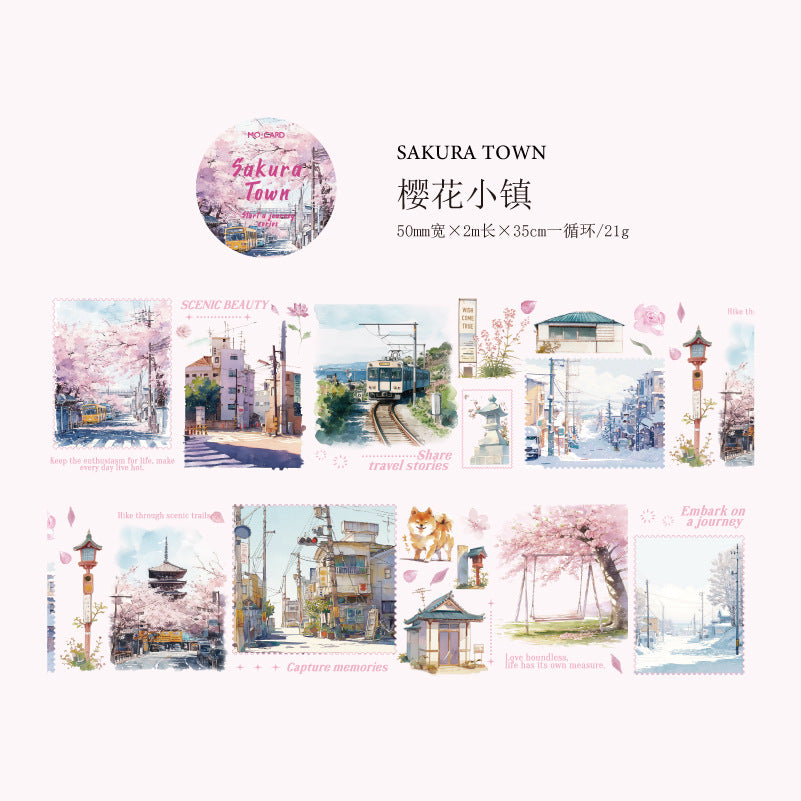 1 Roll Travel Theme PET Tape KSYDLC