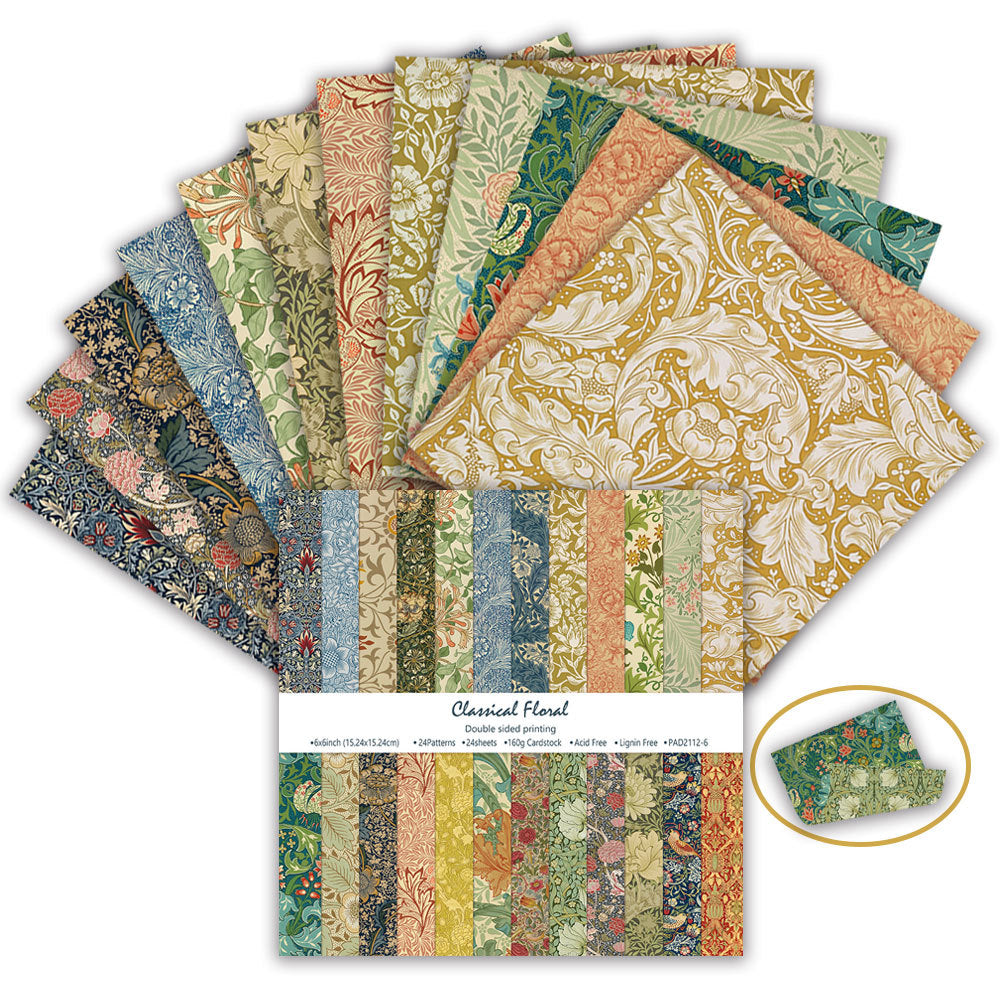 6 inch Scrapbook Paper Pad JYY6112
