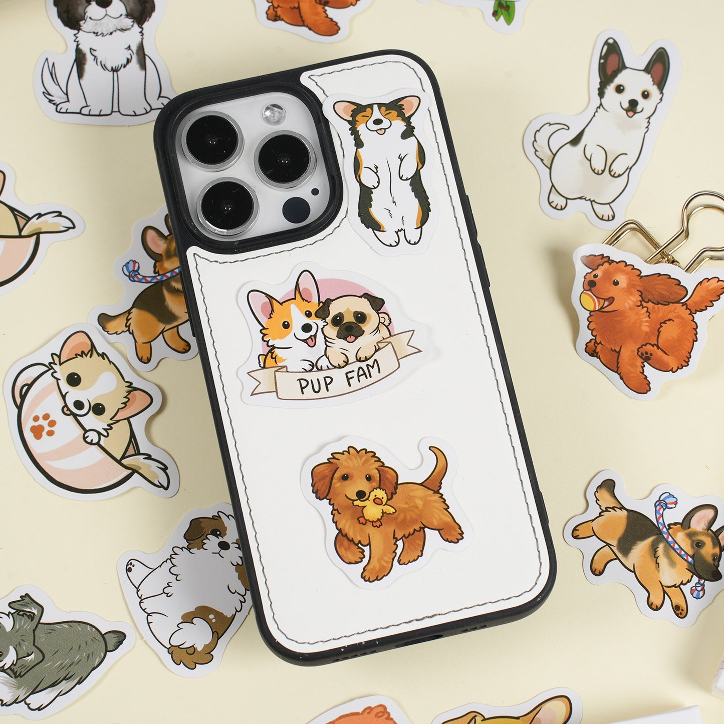 30 Pcs Dog Boxed Stickers YLZG