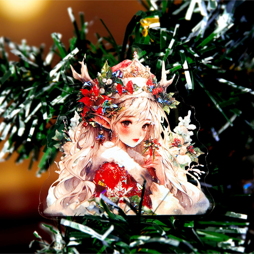 10 Pcs Christmas Elf PET Stickers SDJXJL