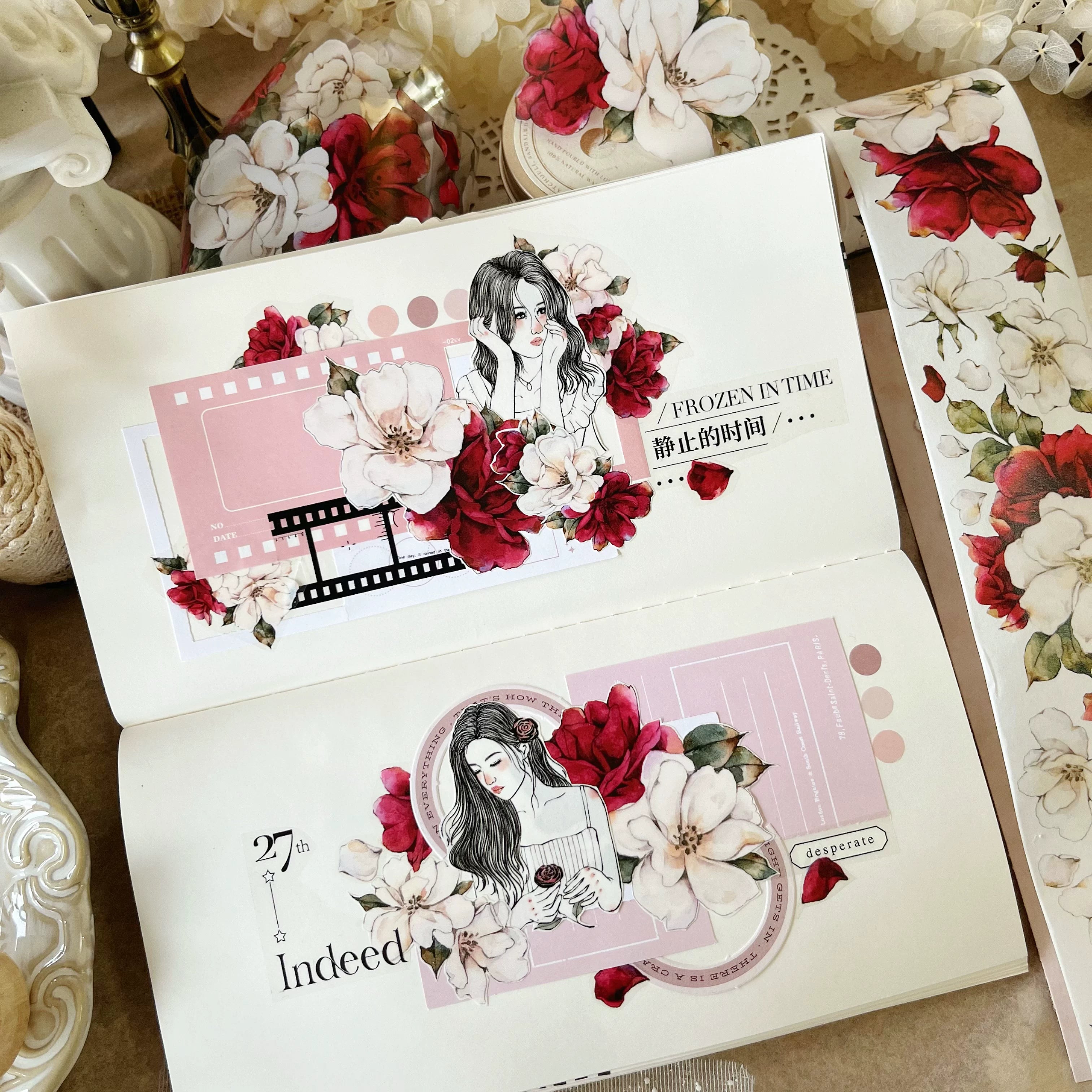 Floral Decorative Tape Rolls- Ignited Solstice