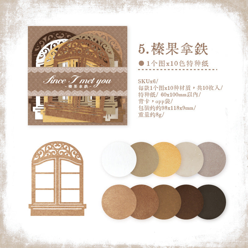10 Pcs Window Cutout Paper CYJNKS