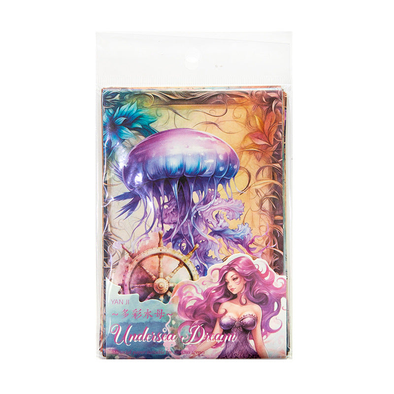 30 Pcs Ocean Theme PET Stickers HDMJ