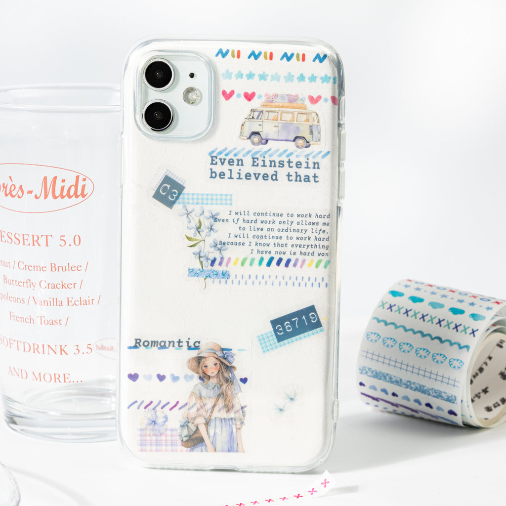 1 Roll Ranbow Color Washi Tape BZCH