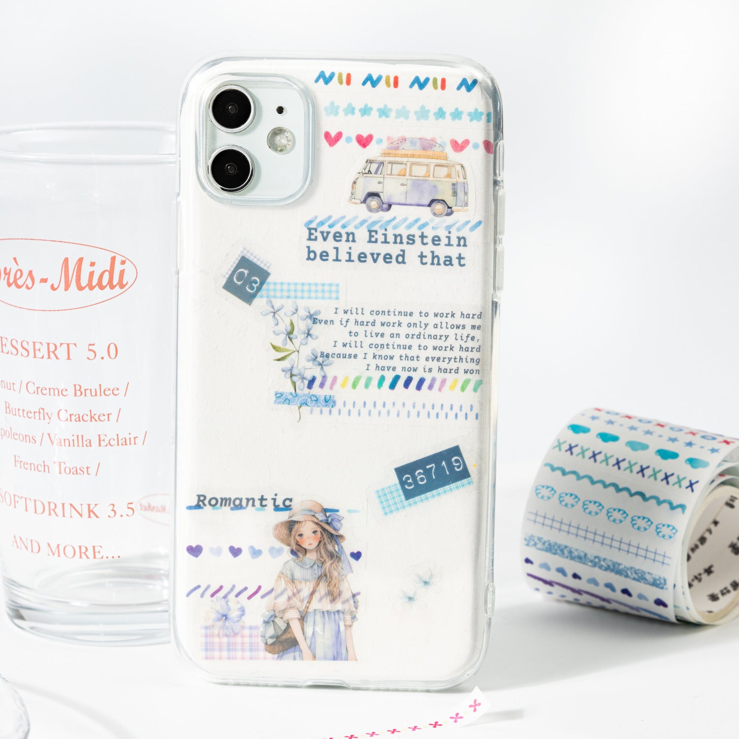 1 Roll Ranbow Color Washi Tape BZCH