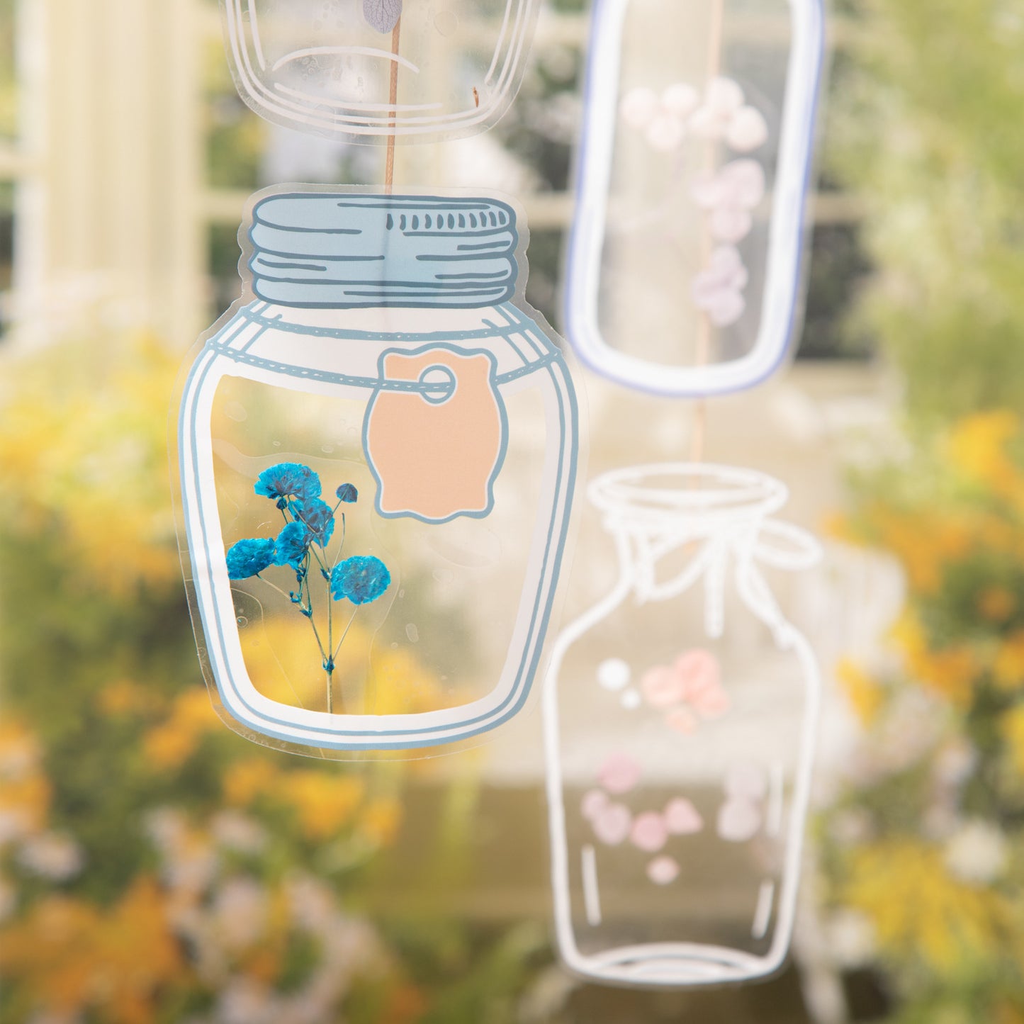 20 Pcs Storage Jar PET Stickers SGSLJ