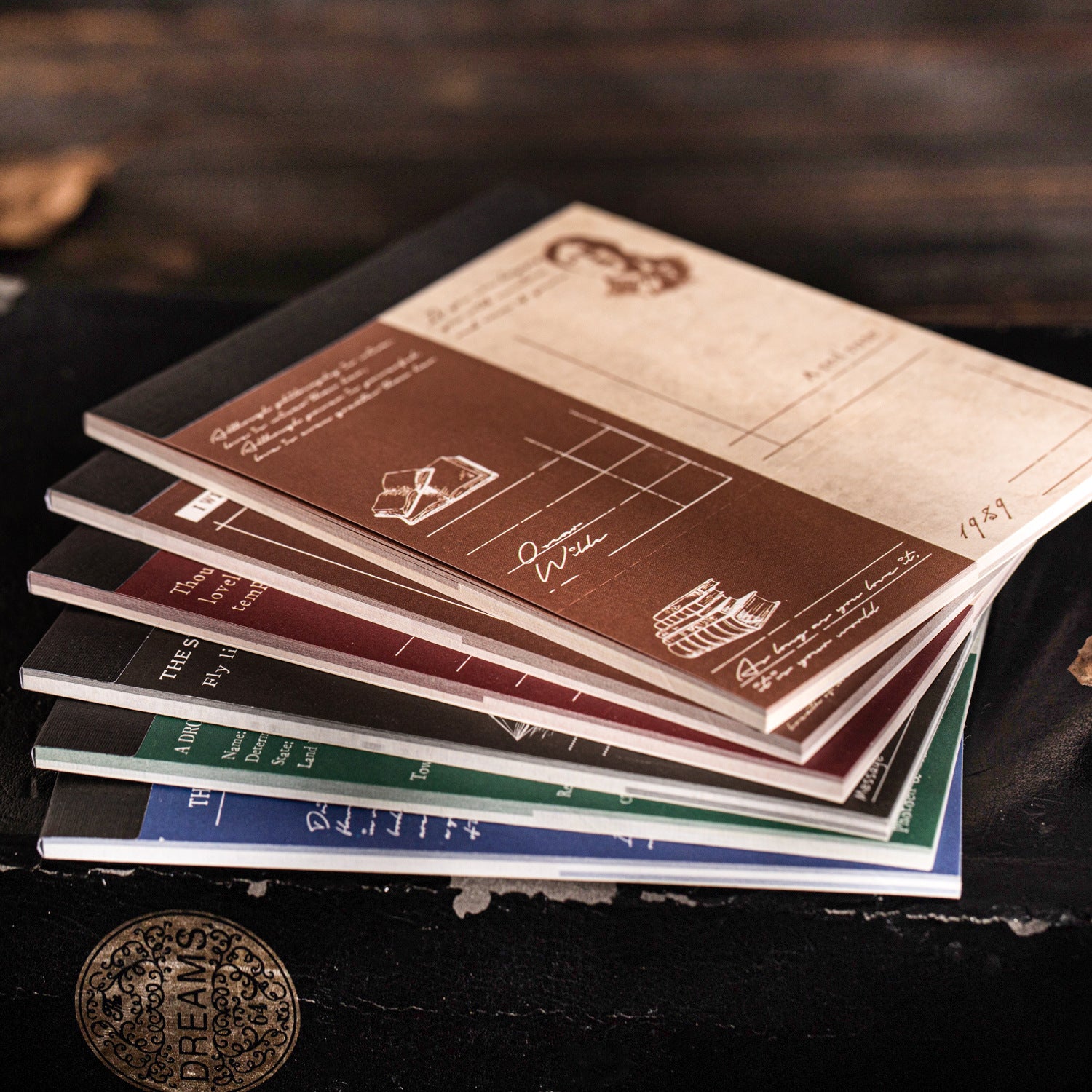 30 Sheets Masterpiece Themed Notepad Paper WHSZ