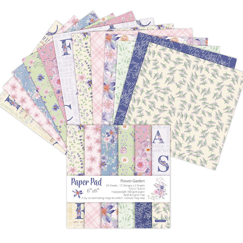 6 inch Scrapbook Paper Pad JYY0106