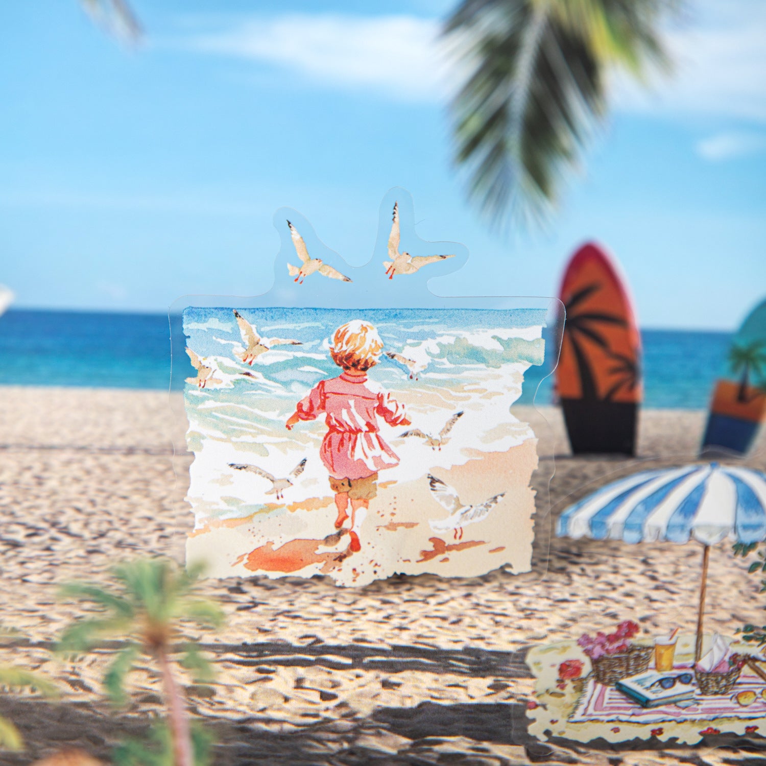 20 Pcs Travel PET Stickers JQSHFS