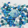 100 PCS Octagon Wax Seal Beads H16