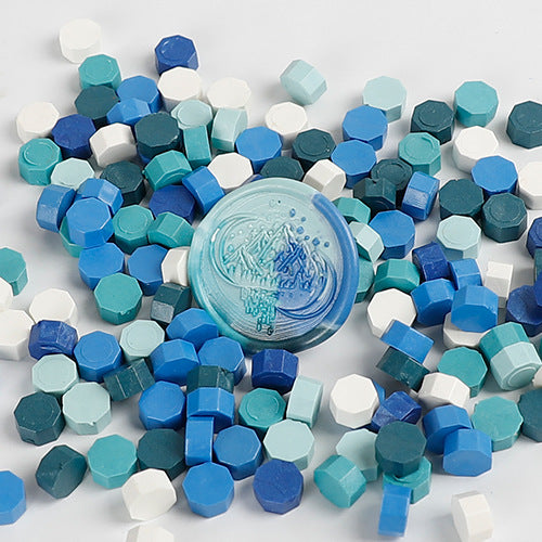 100 PCS Octagon Wax Seal Beads H16