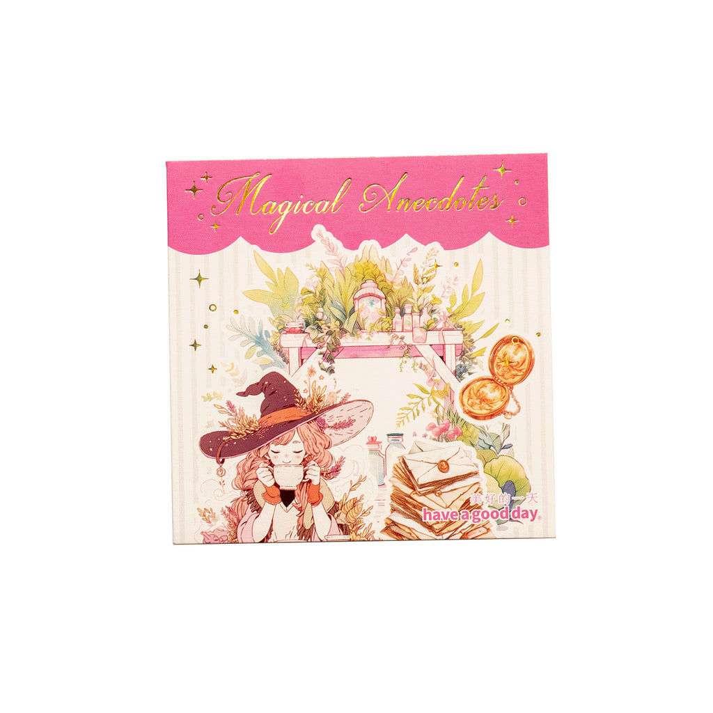 20 Pcs Gliiter Magic Theme PET Stickers MFYWL