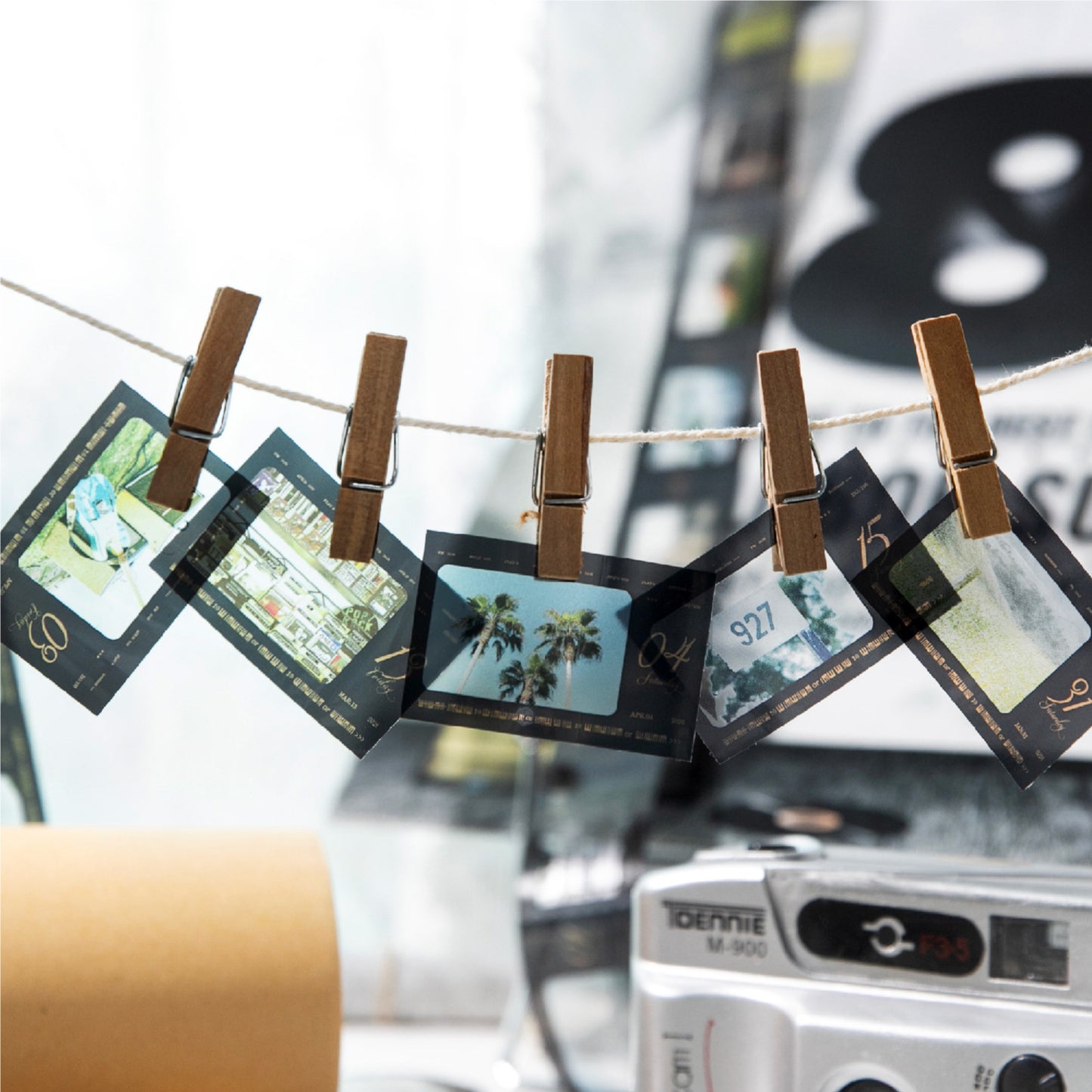 365 Pcs Daily Scenery PET Stickers JTXYT