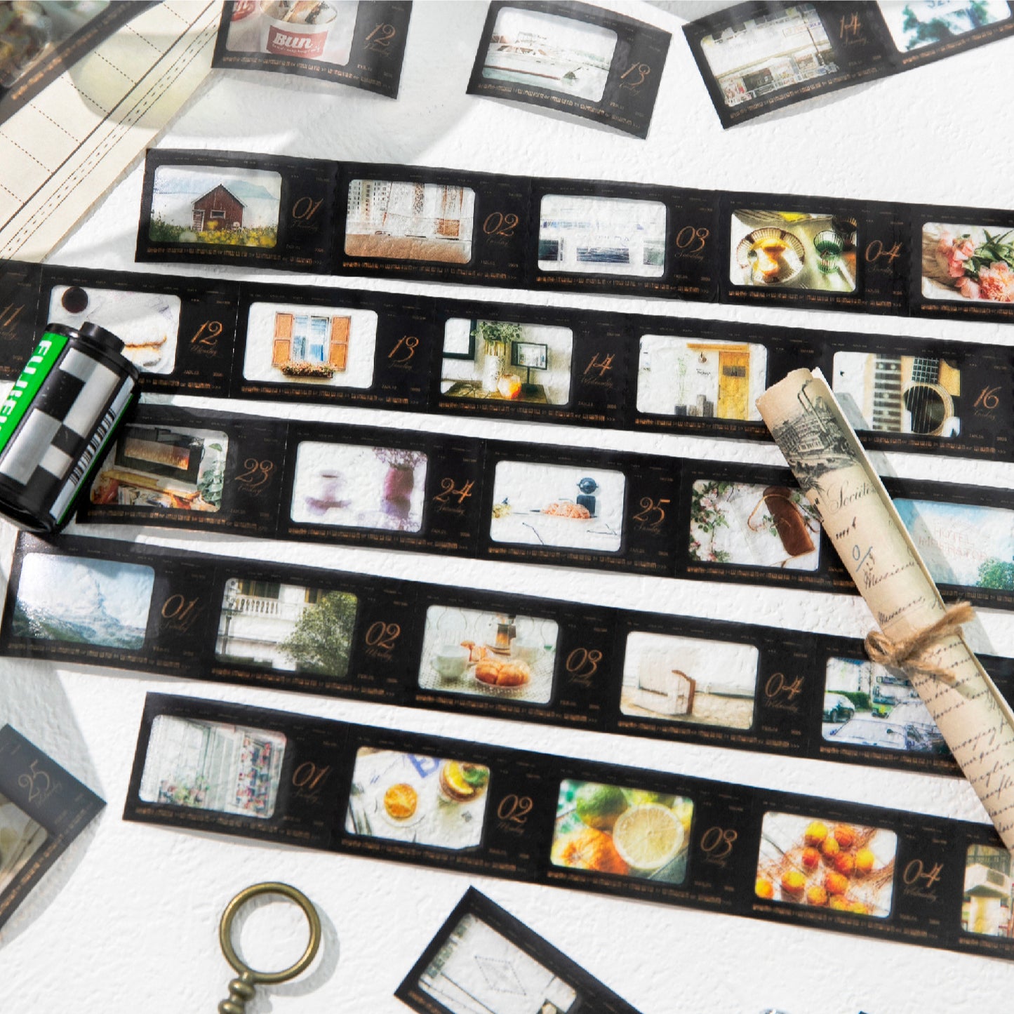 365 Pcs Daily Scenery PET Stickers JTXYT