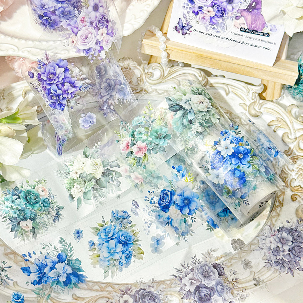 4 Rolls Flower PET Tape Set HTSY
