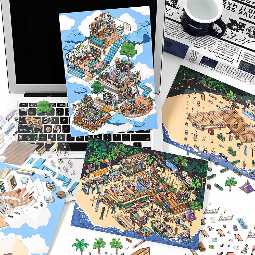3D Shop Sence Stickers Kit JRYY10