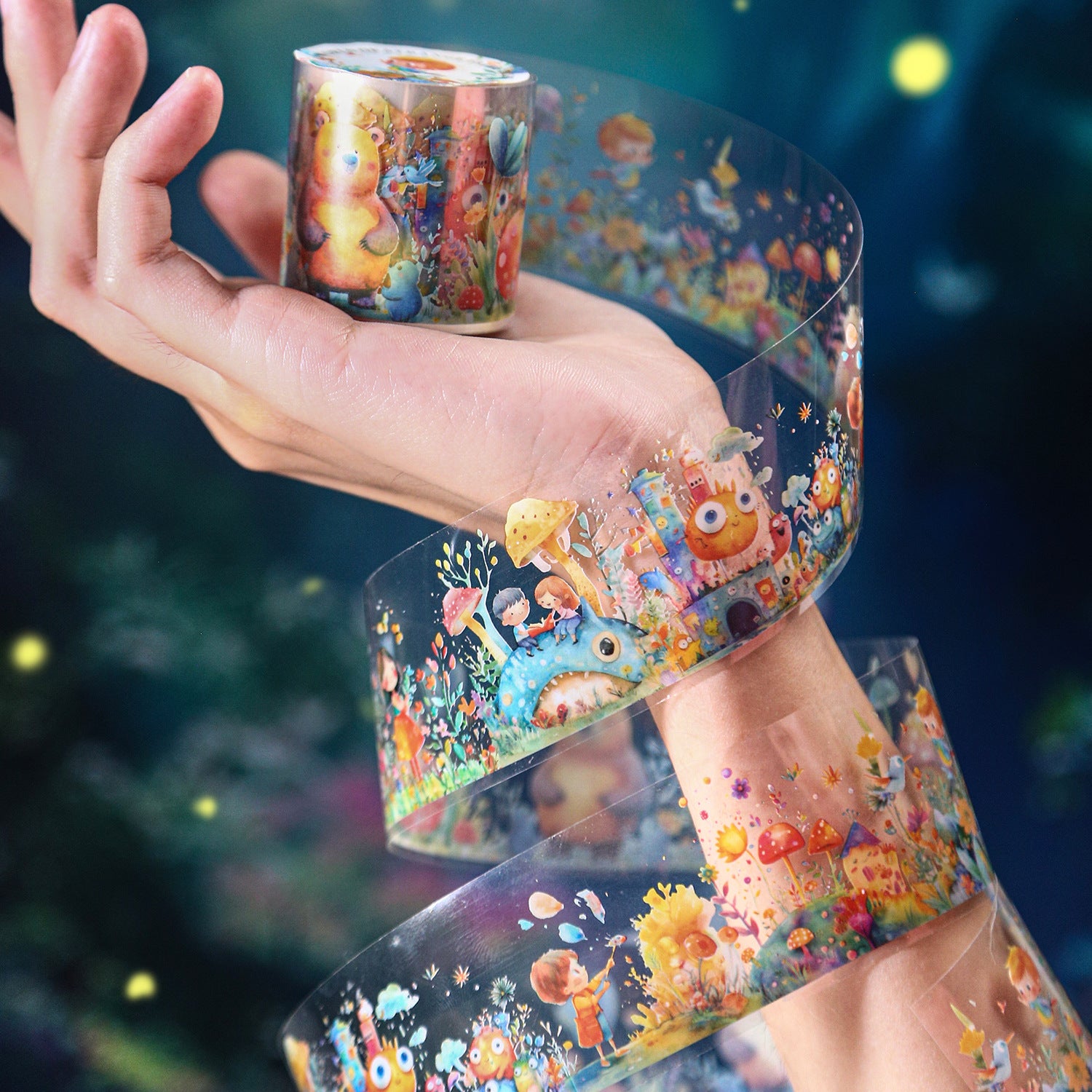 1 Roll Fairy World PET Tape QYTHSJ