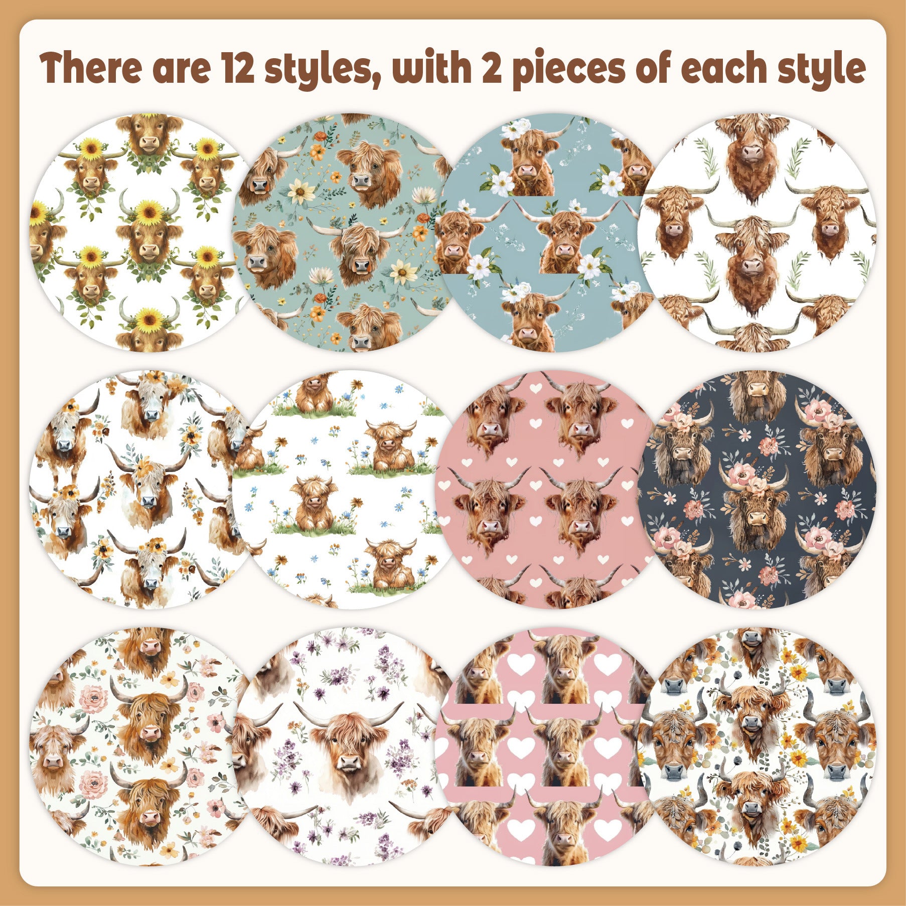 12 inch Pasture Scrapbook Paper Pad PAJ007