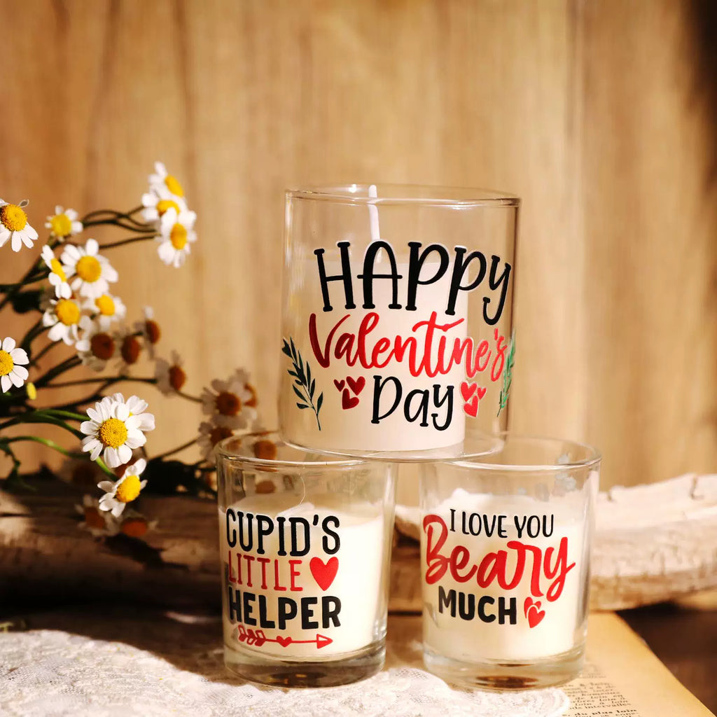 2 Sheets Waterproof Rub on Stickers - Valentine's Day