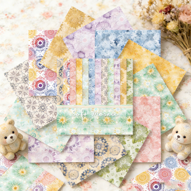 6 inch Soft Mosall Scrapbook Paper Pad SKP594