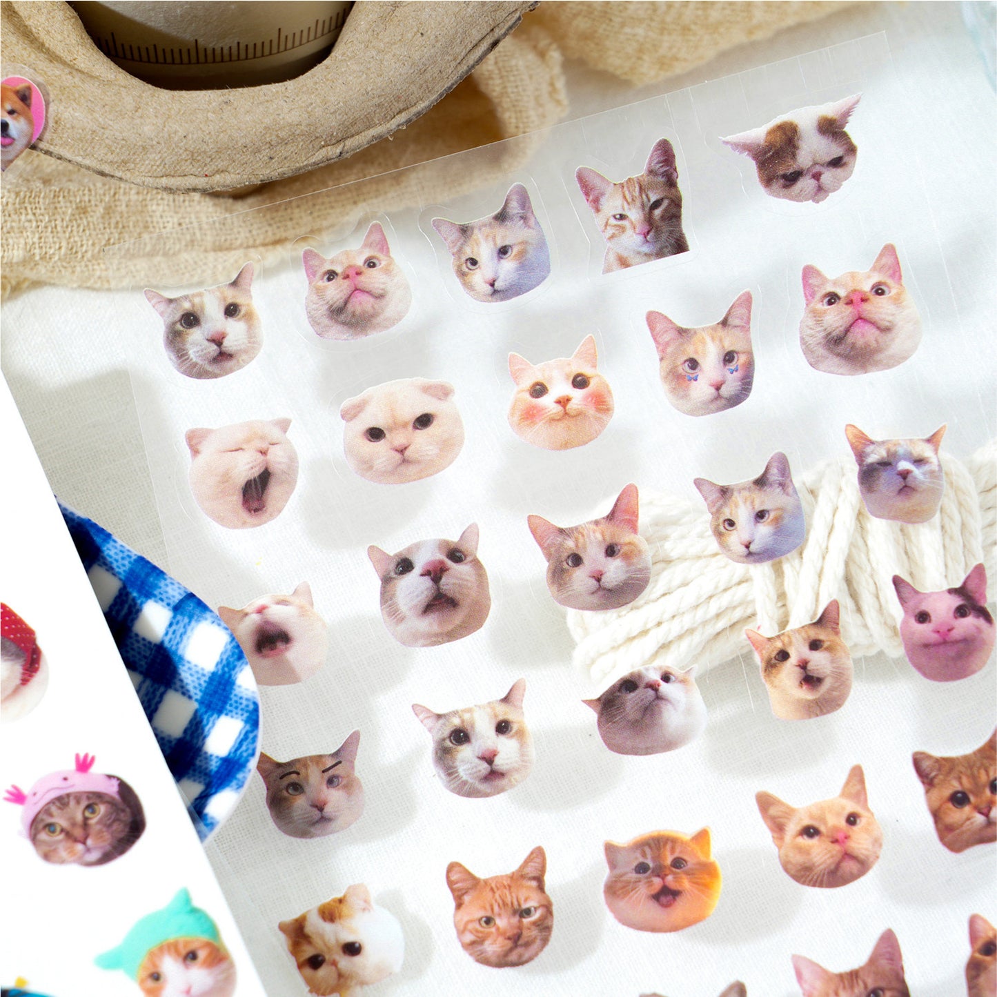 6 Sheets Dessert Animal Stickers TZRJ