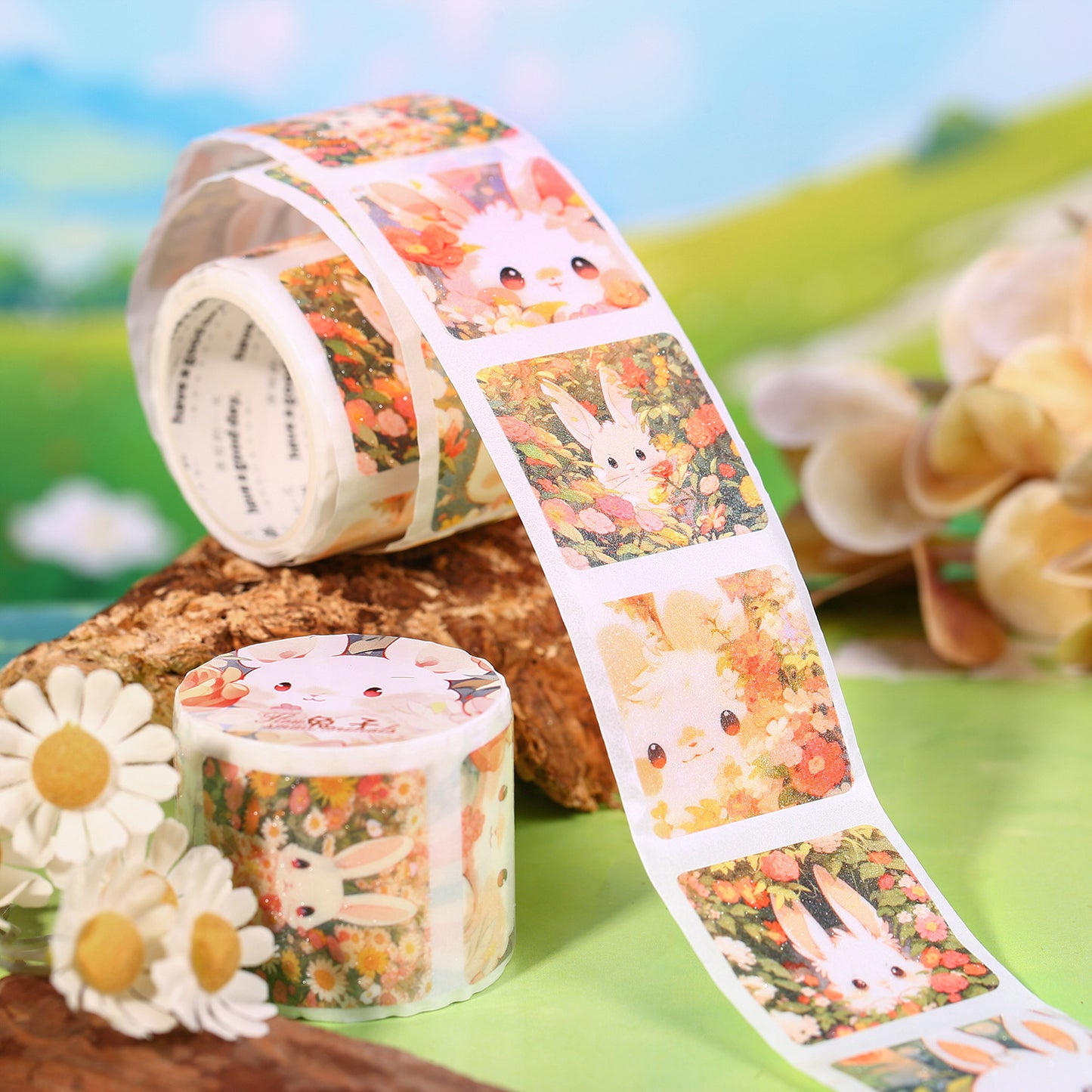 1 Roll Small Cute Animal Washi Stickers Tape HCXDW