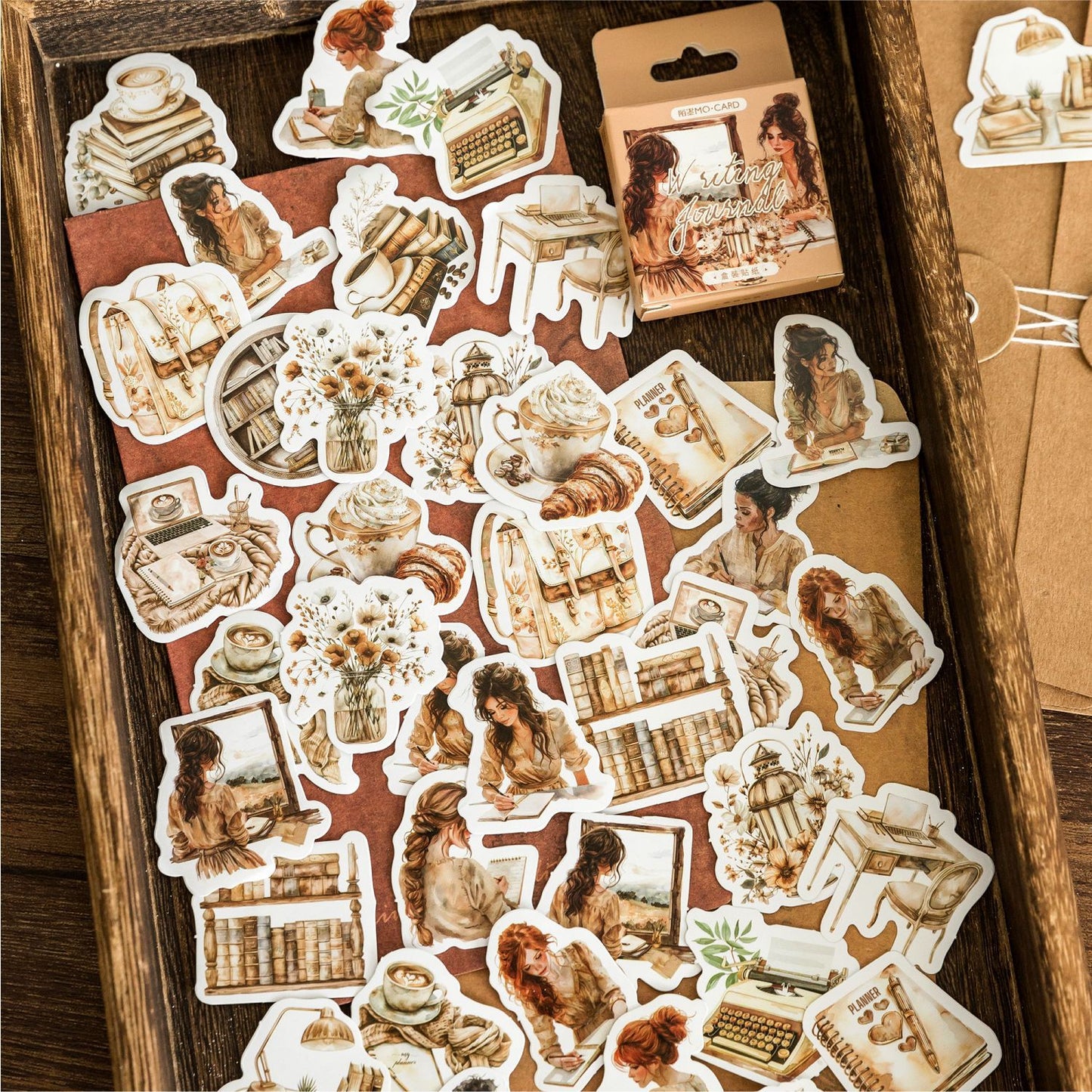 45 Pcs Creative Boxed Stickers SNHS