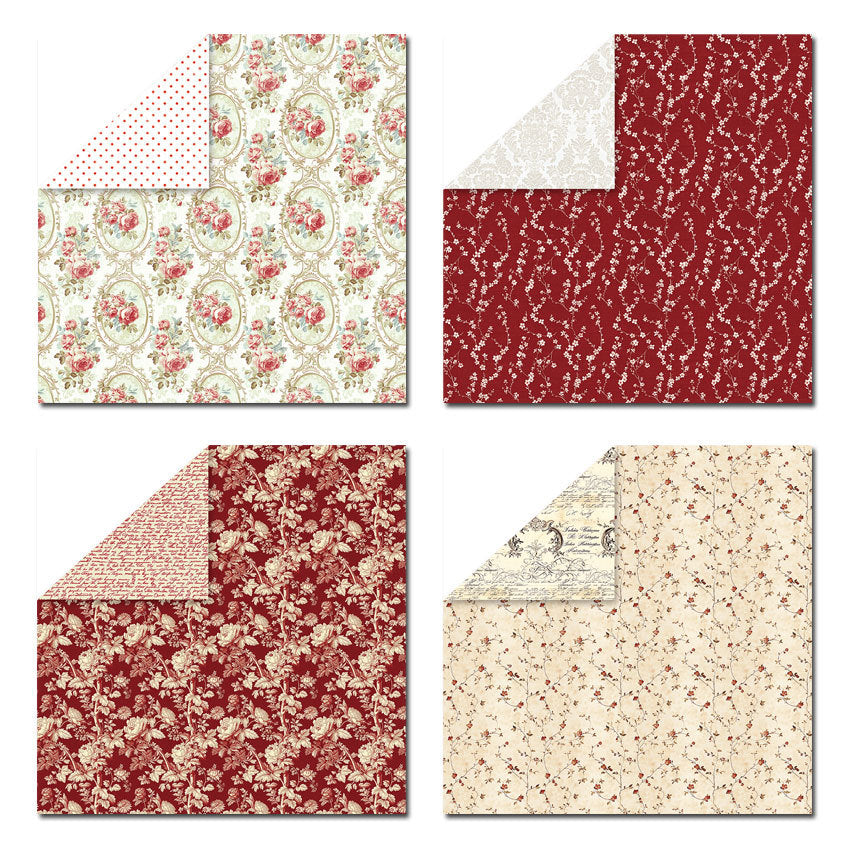 12 Inch Scrapbook Paper Pad for Craft PA076