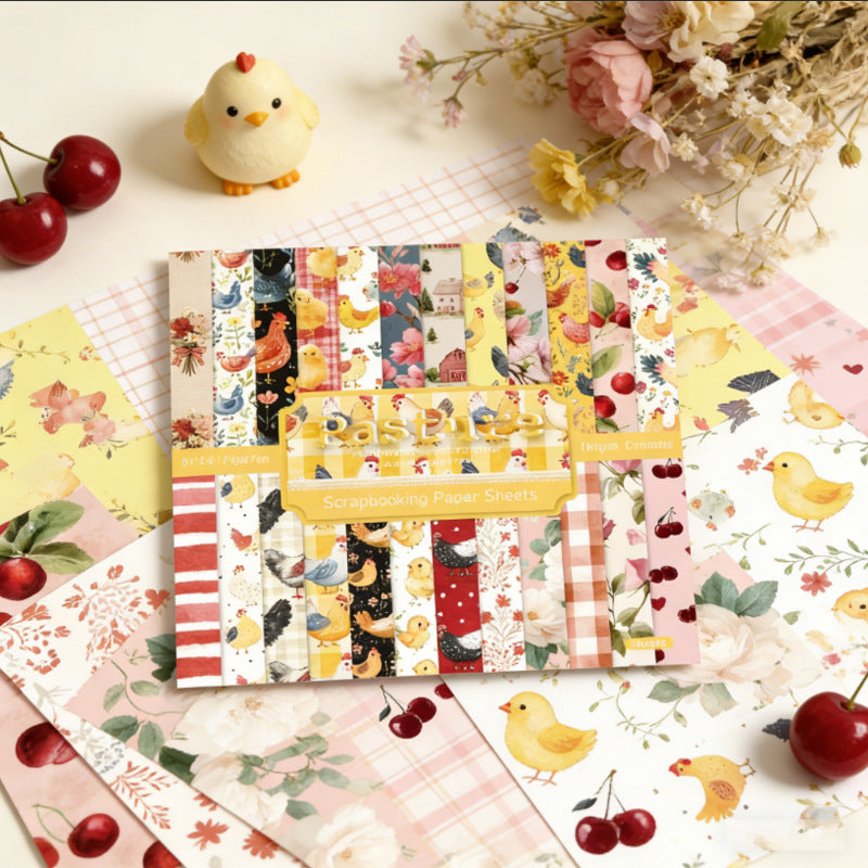 6 inch Pastoral Scrapbook Paper Pad SKP602