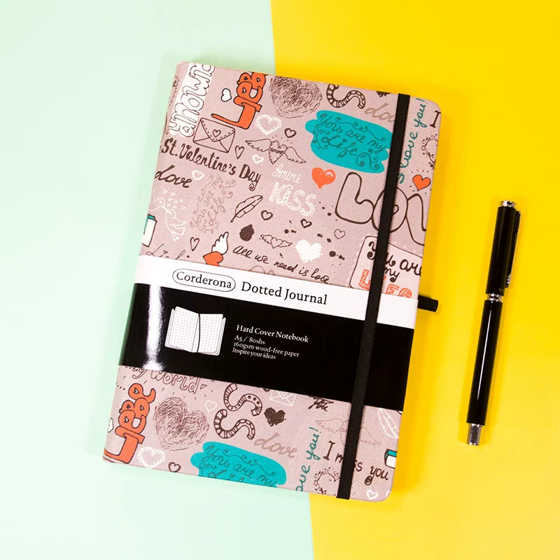 Art Series A5 Hardcover  Notebook - Valentine Love