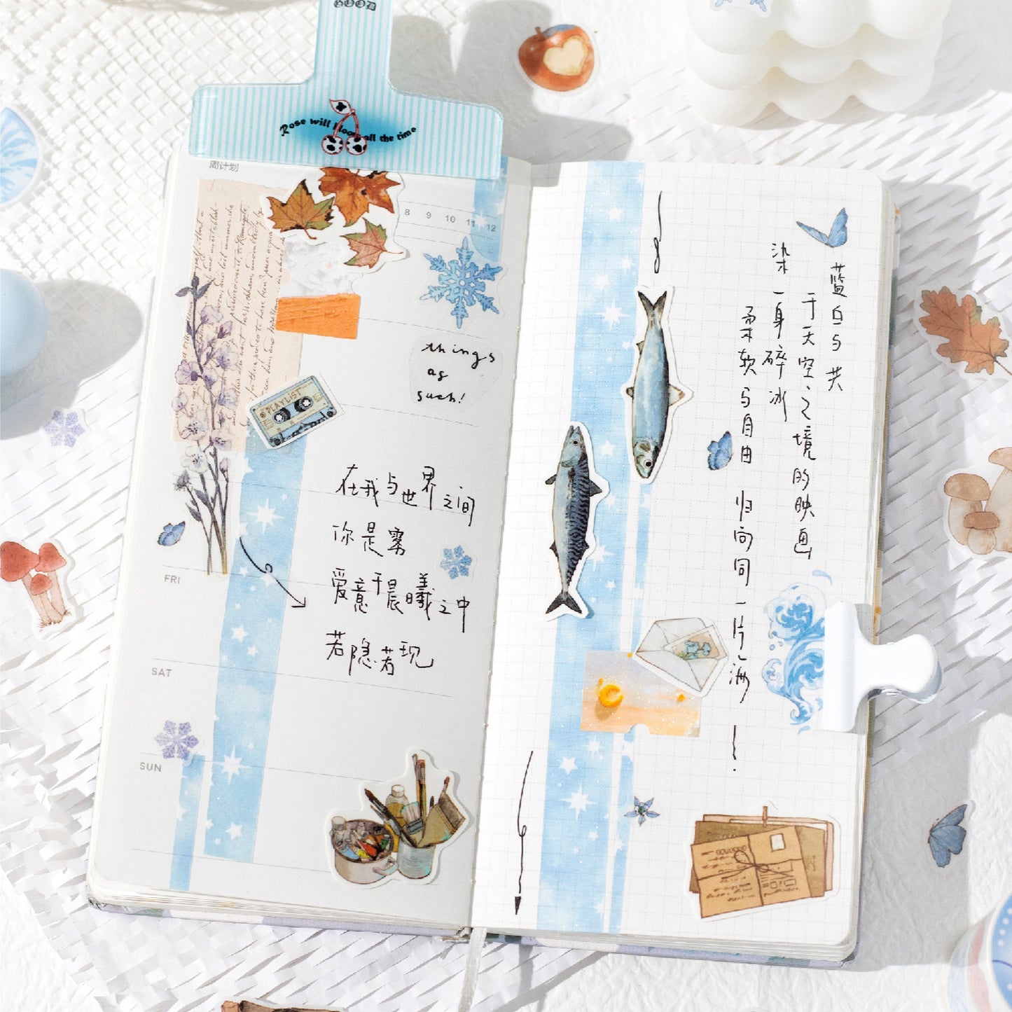 1 Roll Creative Washi Stickers Tape SHSX